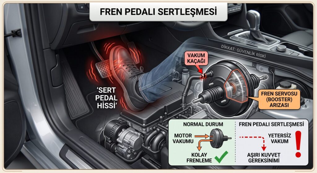 Fren Pedalı Neden Sertleşir