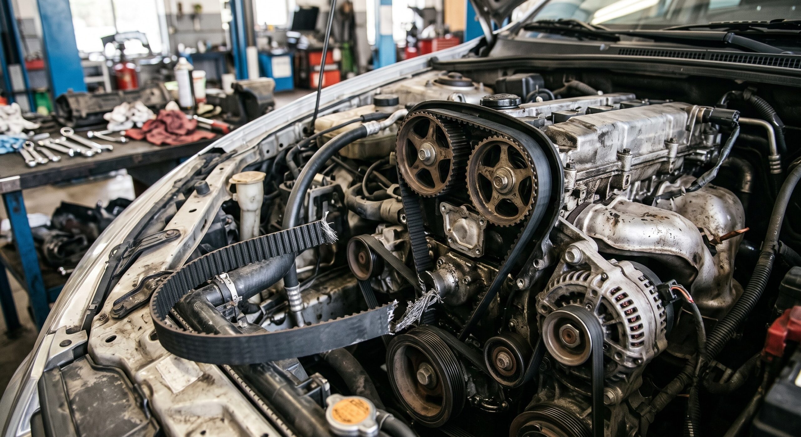 PureTech yağlı triger kayışı kontrolü ve motor yağ sistemi bakımı